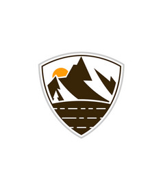 Custom Mountain Design Icon