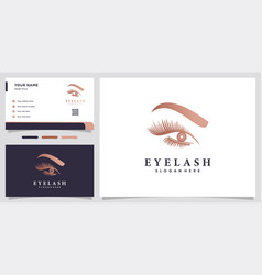 Eyelash Logo Design With Style And Creative