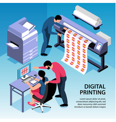 Digital Printing Isometric