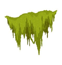 Cartoon Jungle Moss Shape Green Swamp