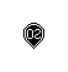 Oz Pixel Art Initial Logo