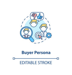 Buyer Persona Concept Icon