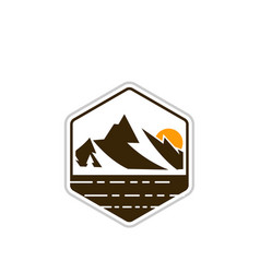 Custom Mountain Logo Icon