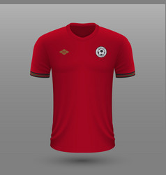 Realistic Soccer Shirt Portugal Home Jersey