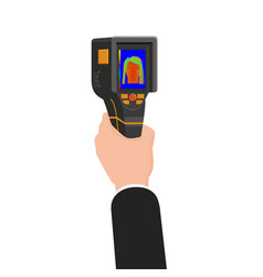 Hand Holds Thermal Scaner Camera Infrared