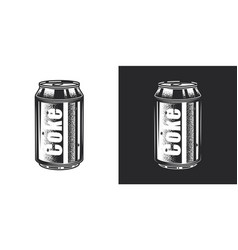 Monochrome Of Soda Cans