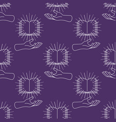 Education Akashic Chronicles Seamless Pattern