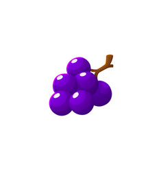 Grapes Icon For Game Or Fruit Lotto Flat Cartoon