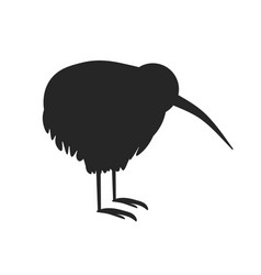 Kiwi Bird Icon On White Background Eps