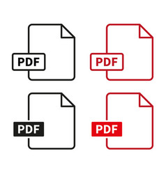 Pdf File Format Stock Image