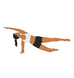 Woman Doing Modified Side Plank With Knee Down