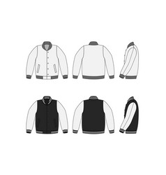 Varsity Jacket Baseball Jacket Template Set