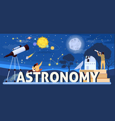 Astronomy Banner Advertising Observatory