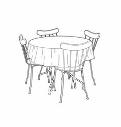 Table Tablecloth Drawing Vector Images 87 Table Tablecloth Drawing Vector Images 87