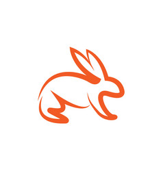 Simple And Elegant Rabbit Logo Template