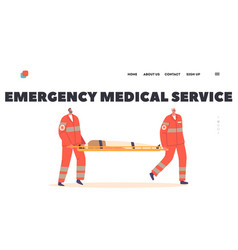 Emergency Medical Service Landing Page Template