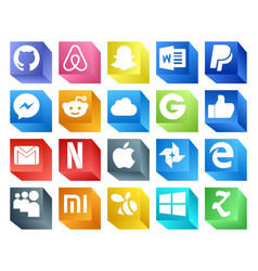 20 Social Media Icon Pack Including Myspace Photo