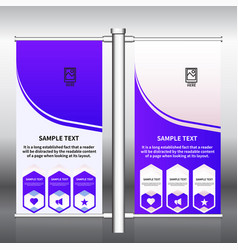 Street Pole Banner Template