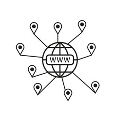 Website Icon Globe Www