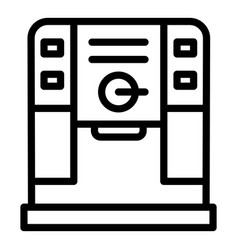 Domestic Coffee Maker Icon Outline Style