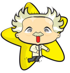 Einstein With A Yellow Star