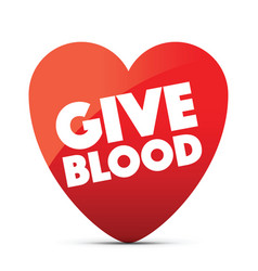 A Give Blood Heart