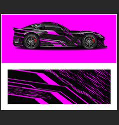 Car Wrap Racing Abstract Background