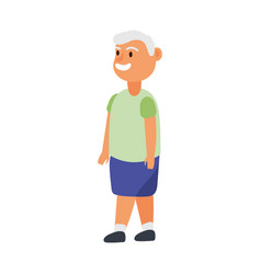 Old Man Standing Avatar Character