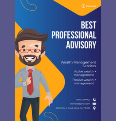 Flyer Design Of Best Professional Advisory