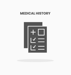 Medical History Glyph Icon