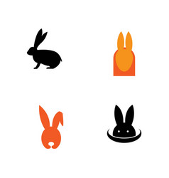 Simple And Elegant Rabbit Logo Template