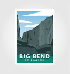 Big Bend National Park Poster Design