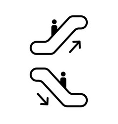 Escalate Icon Sign Elevator Mall Symbol