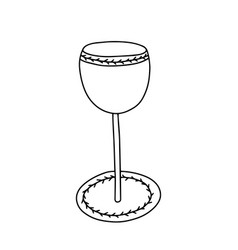 Doodle Hanukkah Goblet