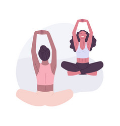 Park Yoga Isolated Cartoon