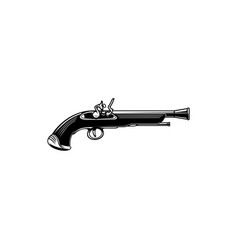 Musket Gun Vintage Pistol Or Handgun Icon