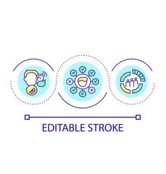 Customer Needs Study Loop Concept Icon