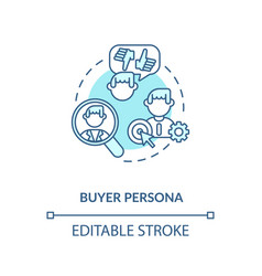 Buyer Persona Concept Icon