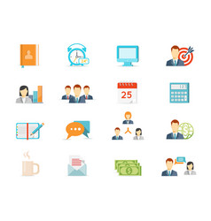 Office Work And Management Icons