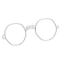 Hand Drawn Eyeglass