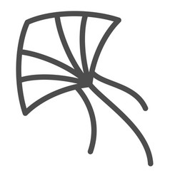 Chinese Kite Line Icon Mid Autumn