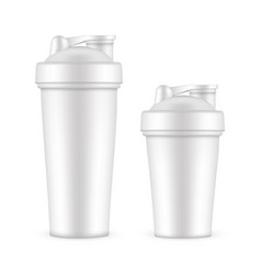 Two Shaker Bottles Small And Big Mockup