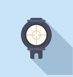 Scope Icon Flat Rifle Gun