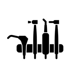 Dental Machine Unit Black Glyph Icon