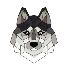 Husky Face Lineart For Print Or Logo