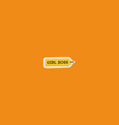 Girl Boss Flat Design