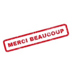 Merci Beaucoup Rubber Stamp