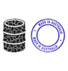 Rubber Made In Australia Badge And Barrel