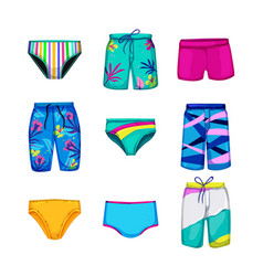 Swimsuit Men Set Cartoon