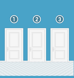 Three Doors With Numbers